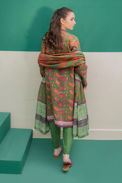 Zellbury | Winter Pret | Kurta Dupatta Trouser - 3088 - Libasekhas