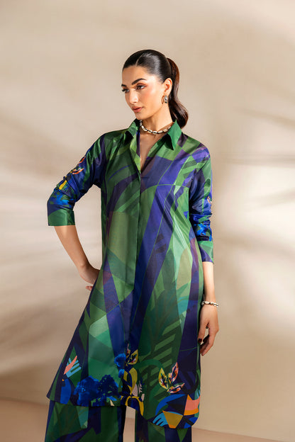 Saira Rizwan | Silk Coords 25 | SHORELINE SERENADE - SRSP-25-08