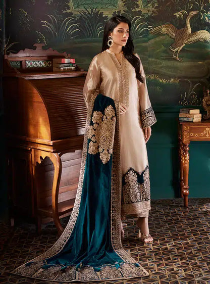 Zainab Chottani | Luxury Velvet Collection 23 | Amber - House Of Anaya
