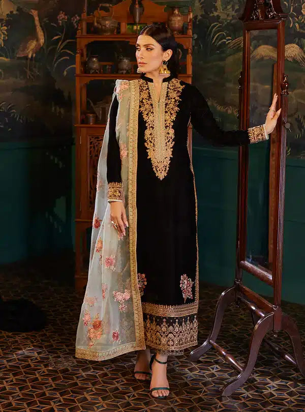 Zainab Chottani | Luxury Velvet Collection 23 | Andleep - House Of Anaya