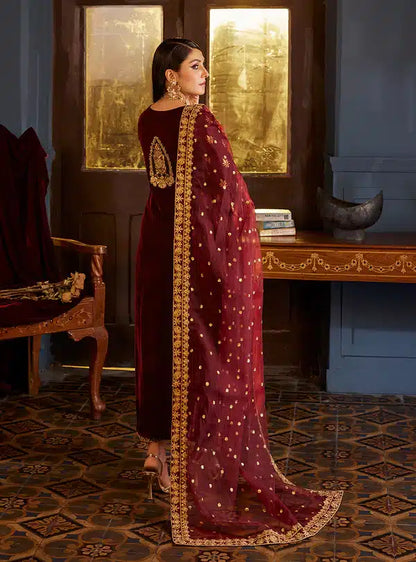 Zainab Chottani | Luxury Velvet Collection 23 | Ziba - House Of Anaya