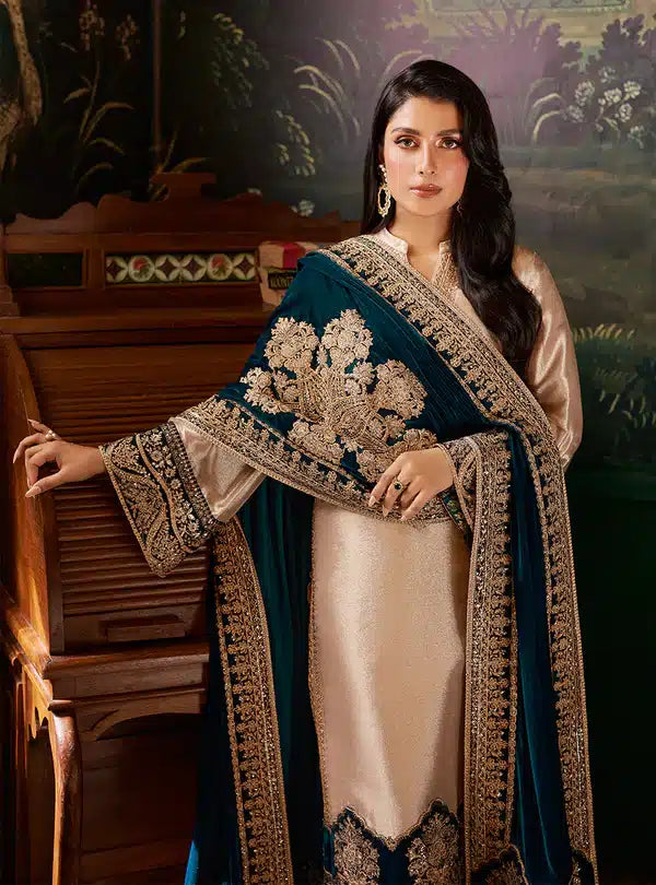 Zainab Chottani | Luxury Velvet Collection 23 | Amber - House Of Anaya