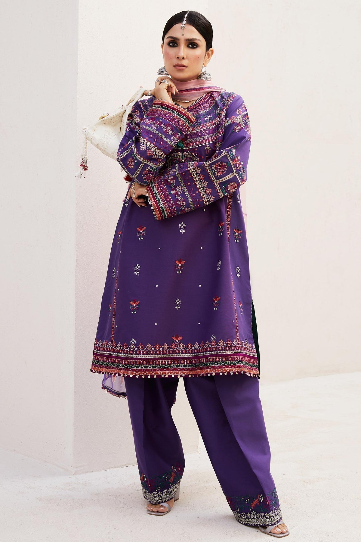 Zara Shahjahan | Luxury Lawn 24 | LAMIA-7B - House Of Anaya