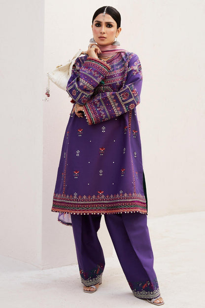 Zara Shahjahan | Luxury Lawn 24 | LAMIA-7B - House Of Anaya