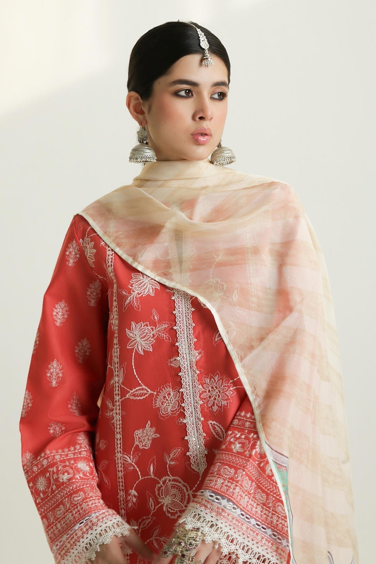 Zara Shahjahan | Luxury Lawn 24 | MAHI-1A - House Of Anaya
