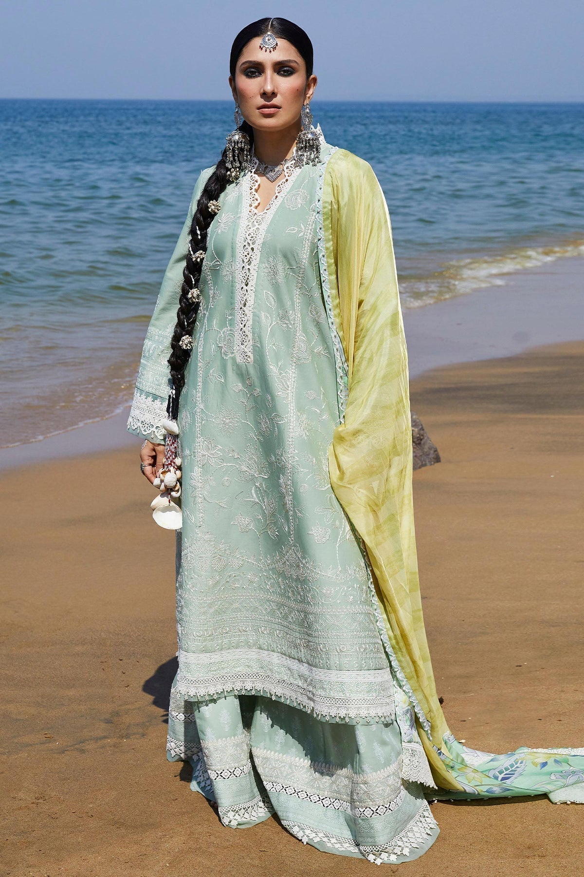 Zara Shahjahan | Luxury Lawn 24 | MAHI-1B - House Of Anaya