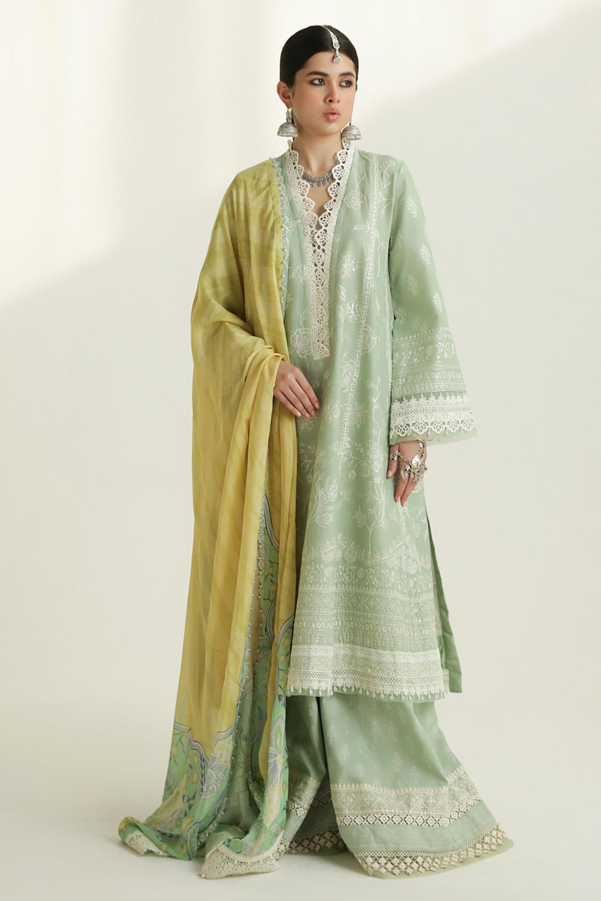 Zara Shahjahan | Luxury Lawn 24 | MAHI-1B - House Of Anaya