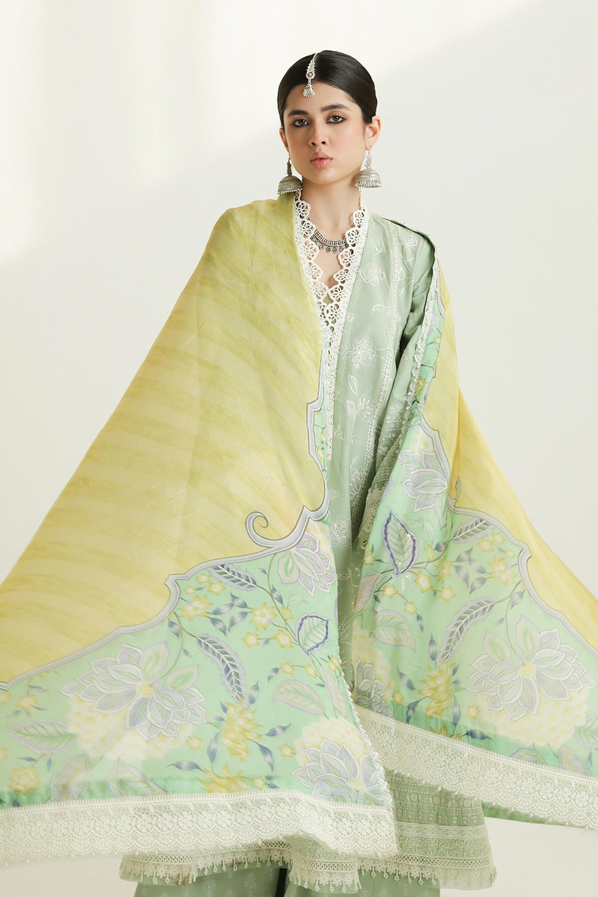 Zara Shahjahan | Luxury Lawn 24 | MAHI-1B - House Of Anaya