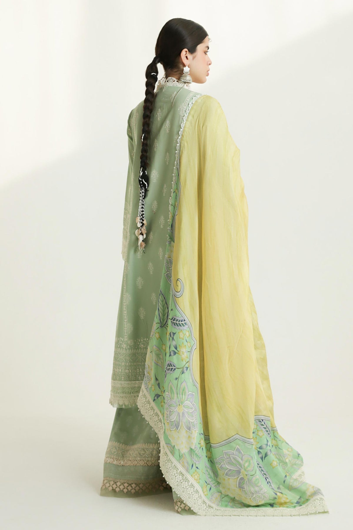 Zara Shahjahan | Luxury Lawn 24 | MAHI-1B - House Of Anaya
