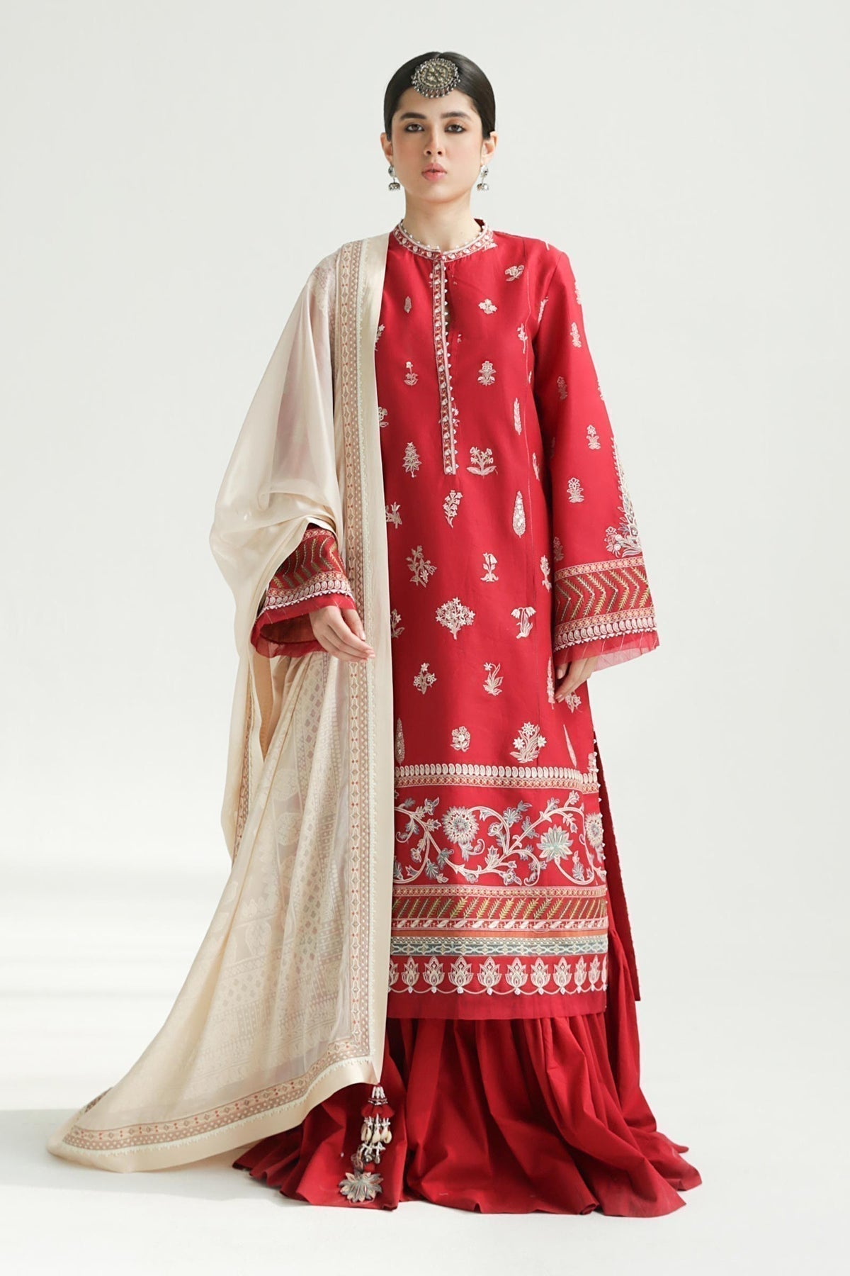 Zara Shahjahan | Luxury Lawn 24 | MYRA-14A - House Of Anaya