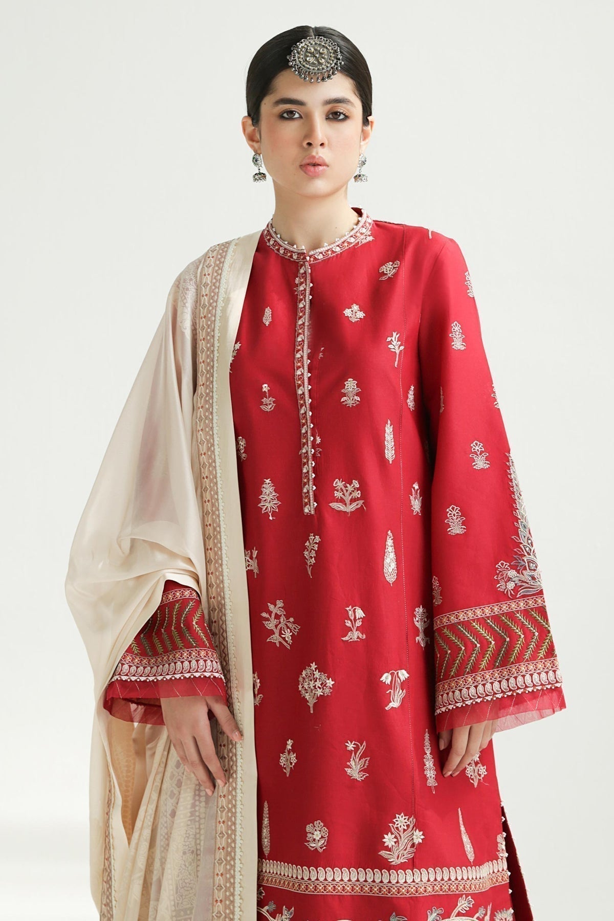 Zara Shahjahan | Luxury Lawn 24 | MYRA-14A - House Of Anaya