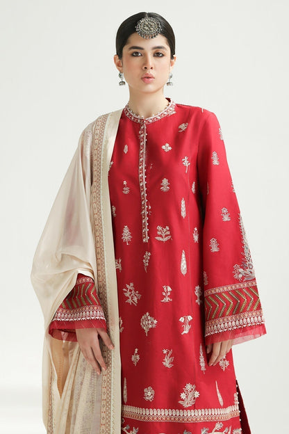 Zara Shahjahan | Luxury Lawn 24 | MYRA-14A - House Of Anaya