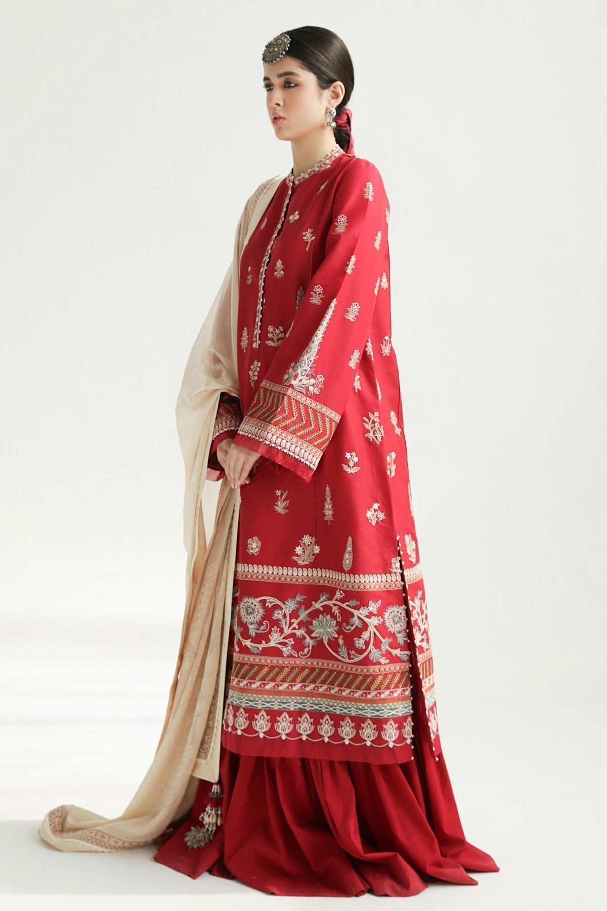 Zara Shahjahan | Luxury Lawn 24 | MYRA-14A - House Of Anaya
