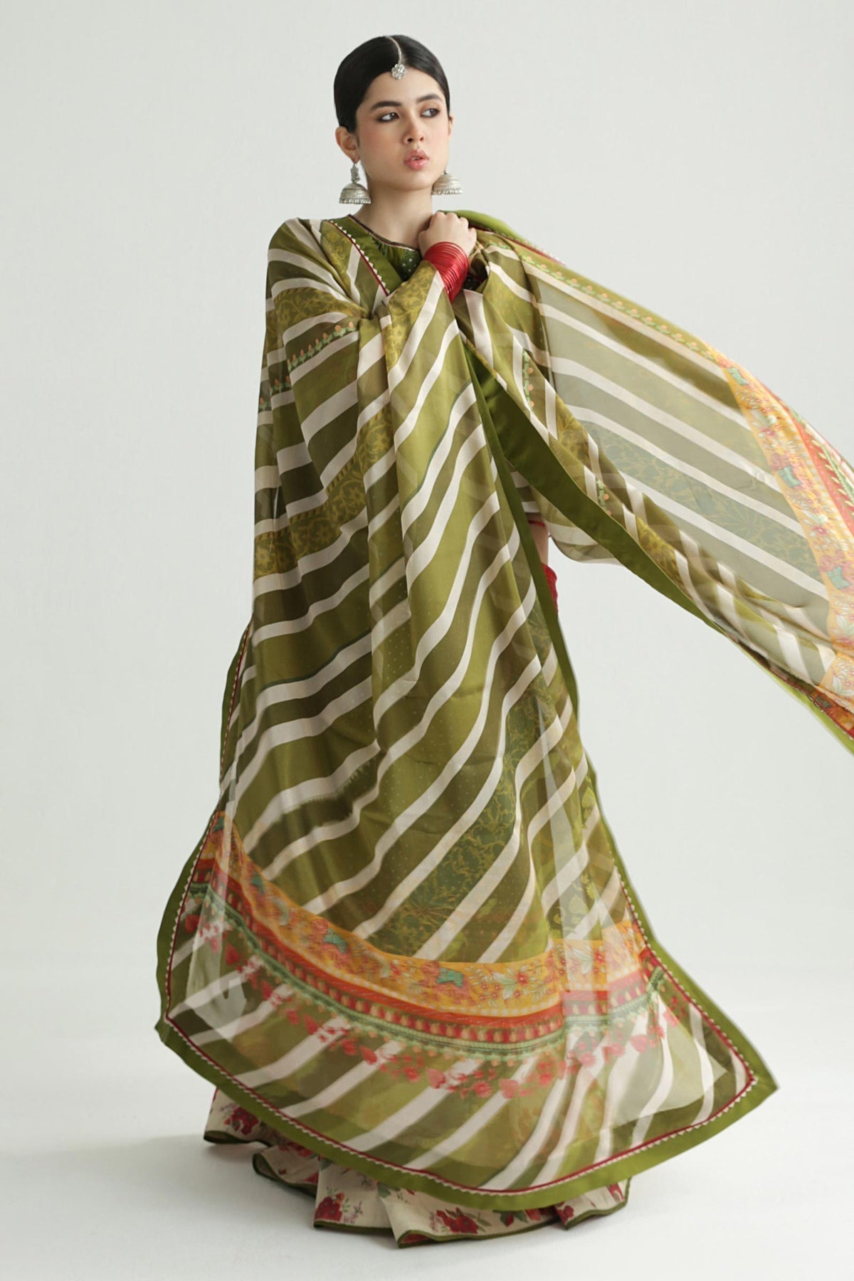 Zara Shahjahan | Luxury Lawn 24 | AAINA-8B - House Of Anaya