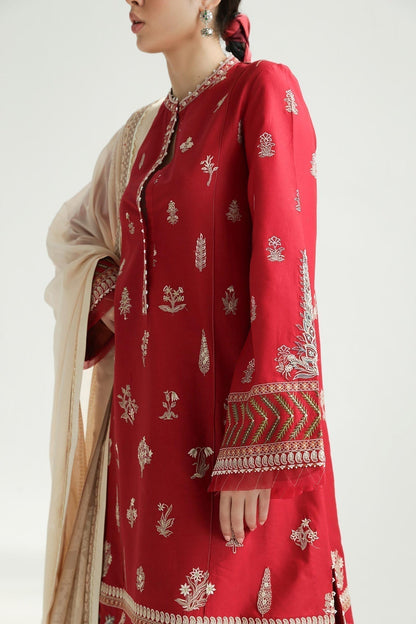 Zara Shahjahan | Luxury Lawn 24 | MYRA-14A - House Of Anaya