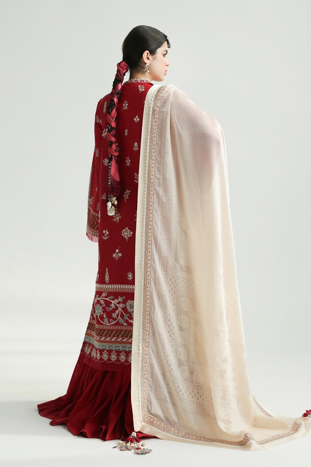 Zara Shahjahan | Luxury Lawn 24 | MYRA-14A - House Of Anaya