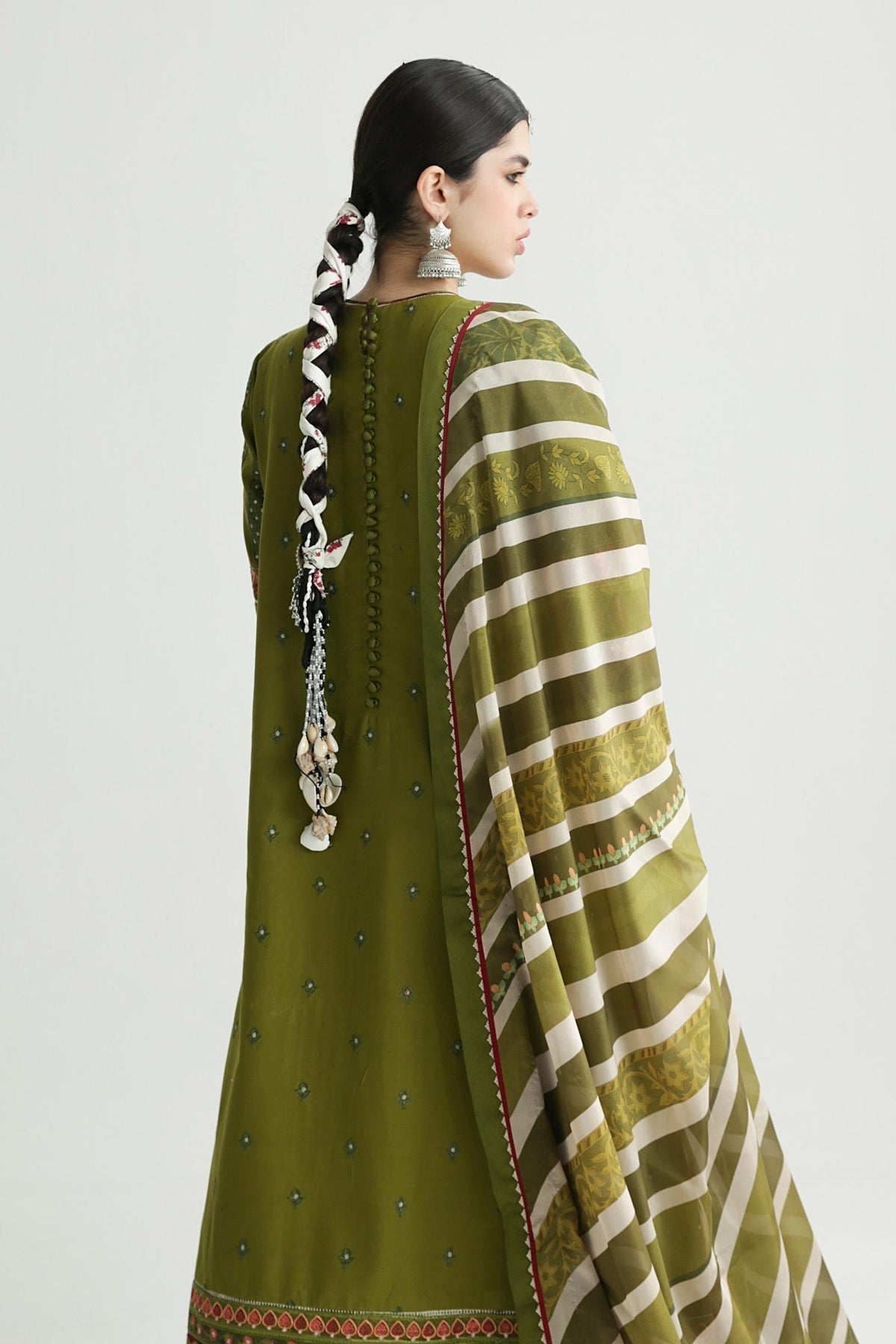 Zara Shahjahan | Luxury Lawn 24 | AAINA-8B - House Of Anaya