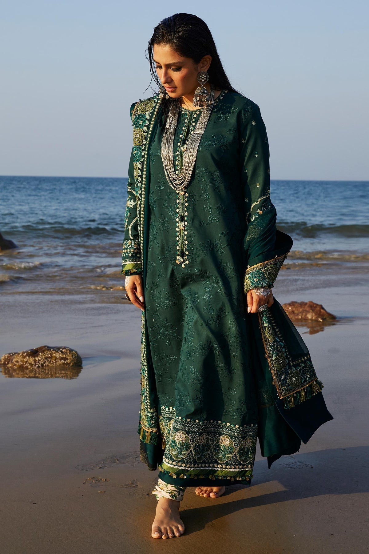 Zara Shahjahan | Luxury Lawn 24 | PARSA-9B - House Of Anaya