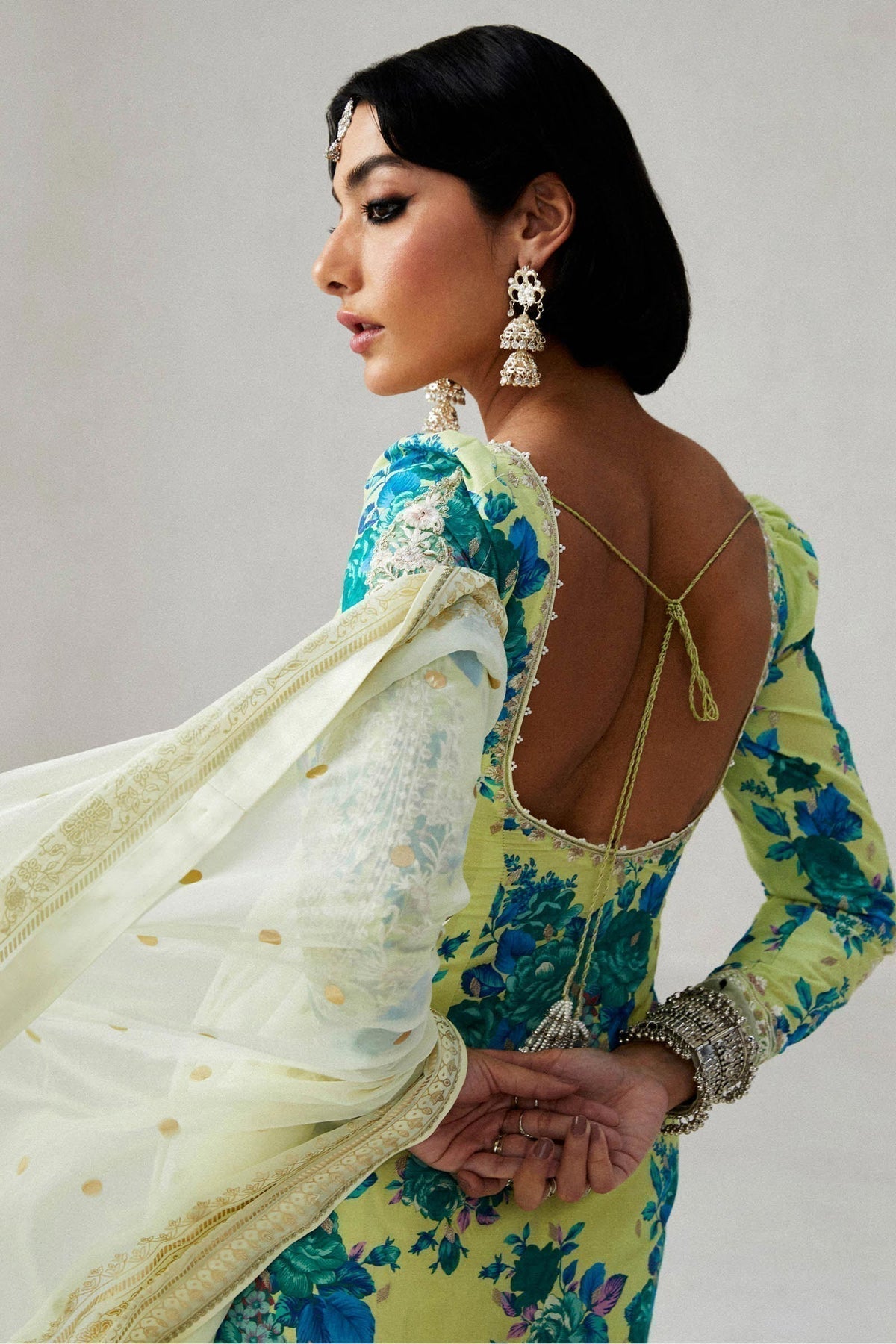 Zara Shahjahan | Luxury Lawn 24 | PHOOL KARI-13A - House Of Anaya