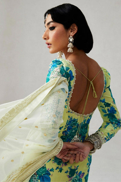 Zara Shahjahan | Luxury Lawn 24 | PHOOL KARI-13A - House Of Anaya
