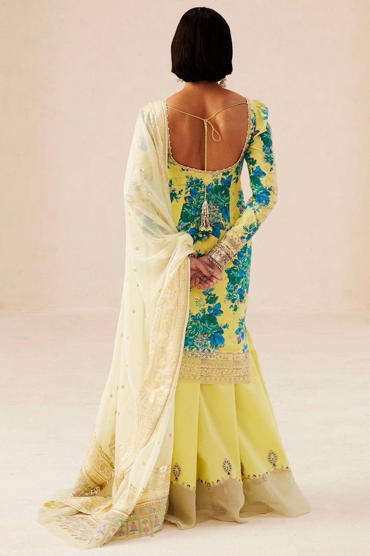 Zara Shahjahan | Luxury Lawn 24 | PHOOL KARI-13A - House Of Anaya