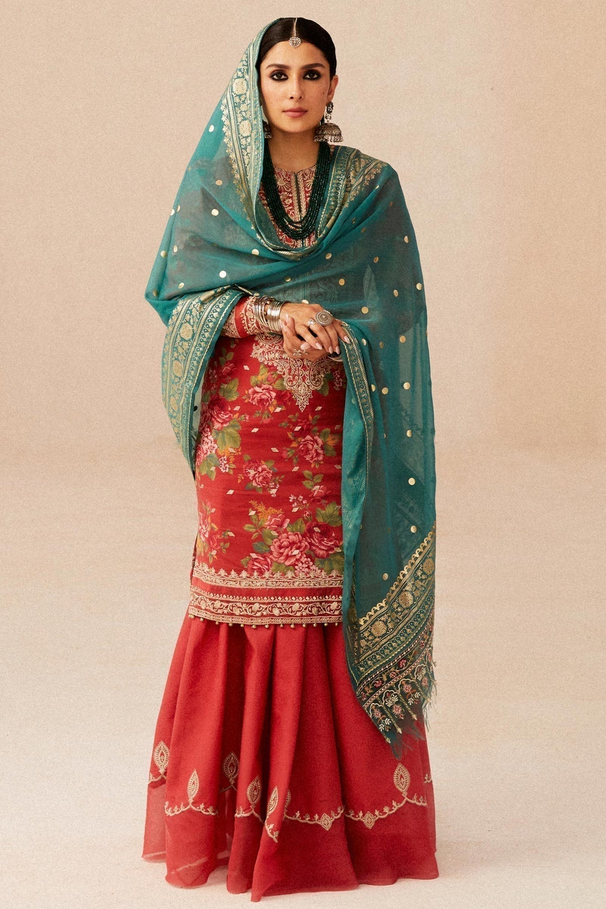 Zara Shahjahan | Luxury Lawn 24 | PHOOL KARI-13B - House Of Anaya