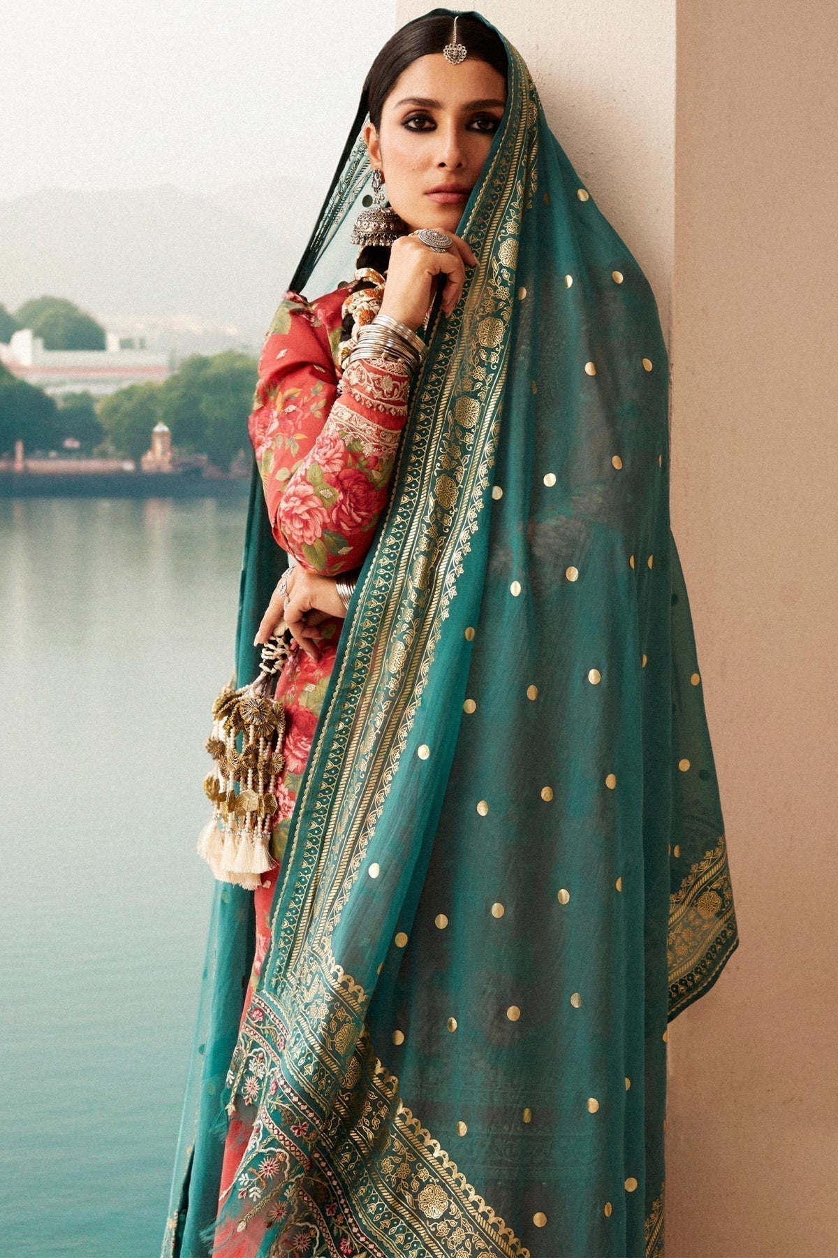 Zara Shahjahan | Luxury Lawn 24 | PHOOL KARI-13B - House Of Anaya