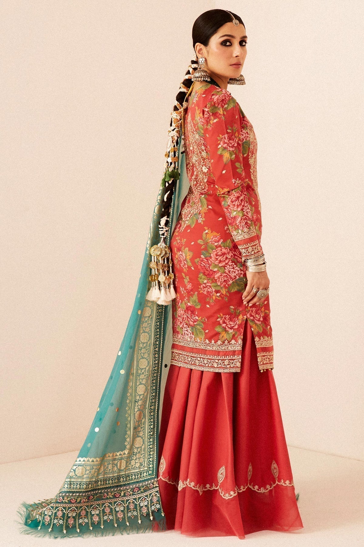 Zara Shahjahan | Luxury Lawn 24 | PHOOL KARI-13B - House Of Anaya