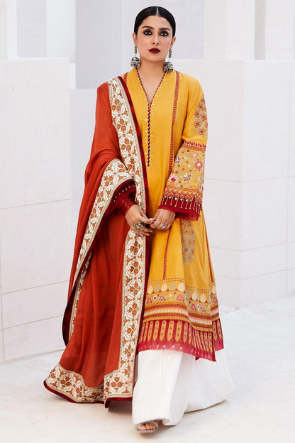Zara Shahjahan | Luxury Lawn 24 | SANDAL-10A - House Of Anaya