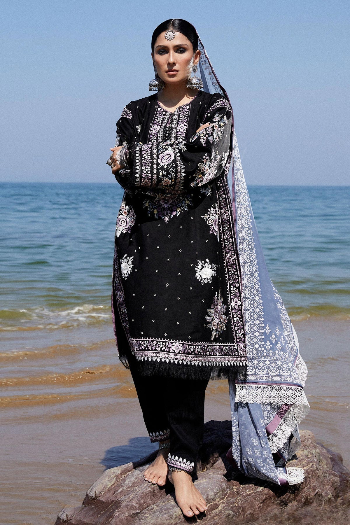 Zara Shahjahan | Luxury Lawn 24 | SIFFA-4B - House Of Anaya