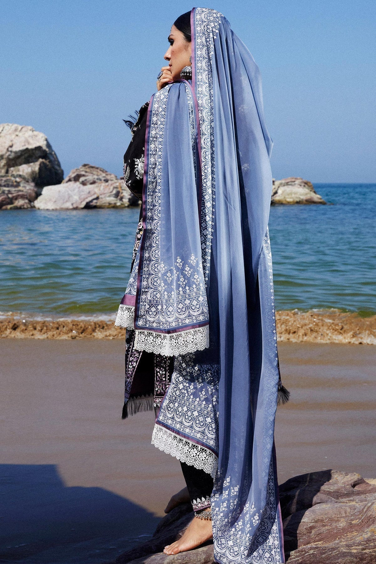 Zara Shahjahan | Luxury Lawn 24 | SIFFA-4B - House Of Anaya