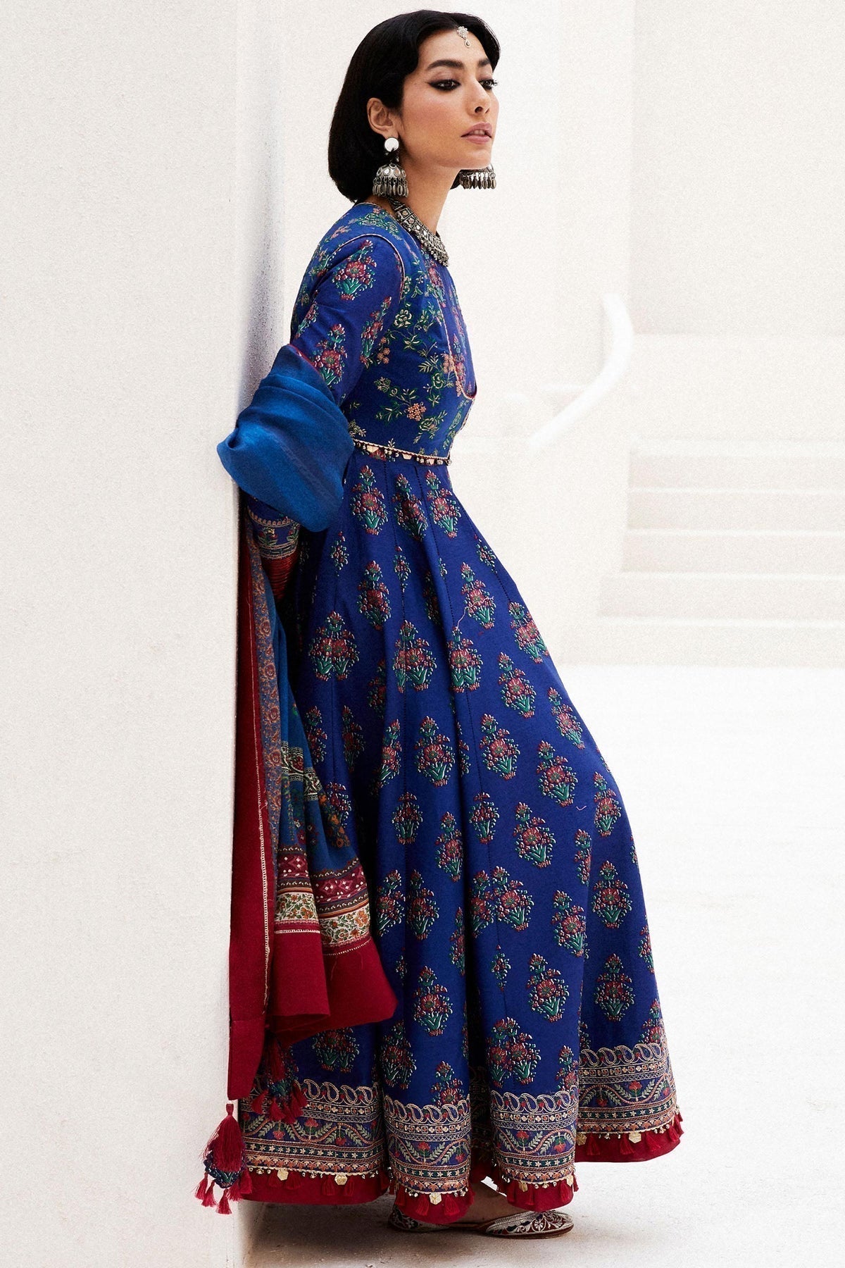 Zara Shahjahan | Luxury Lawn 24 | ANARKALI-11A - House Of Anaya