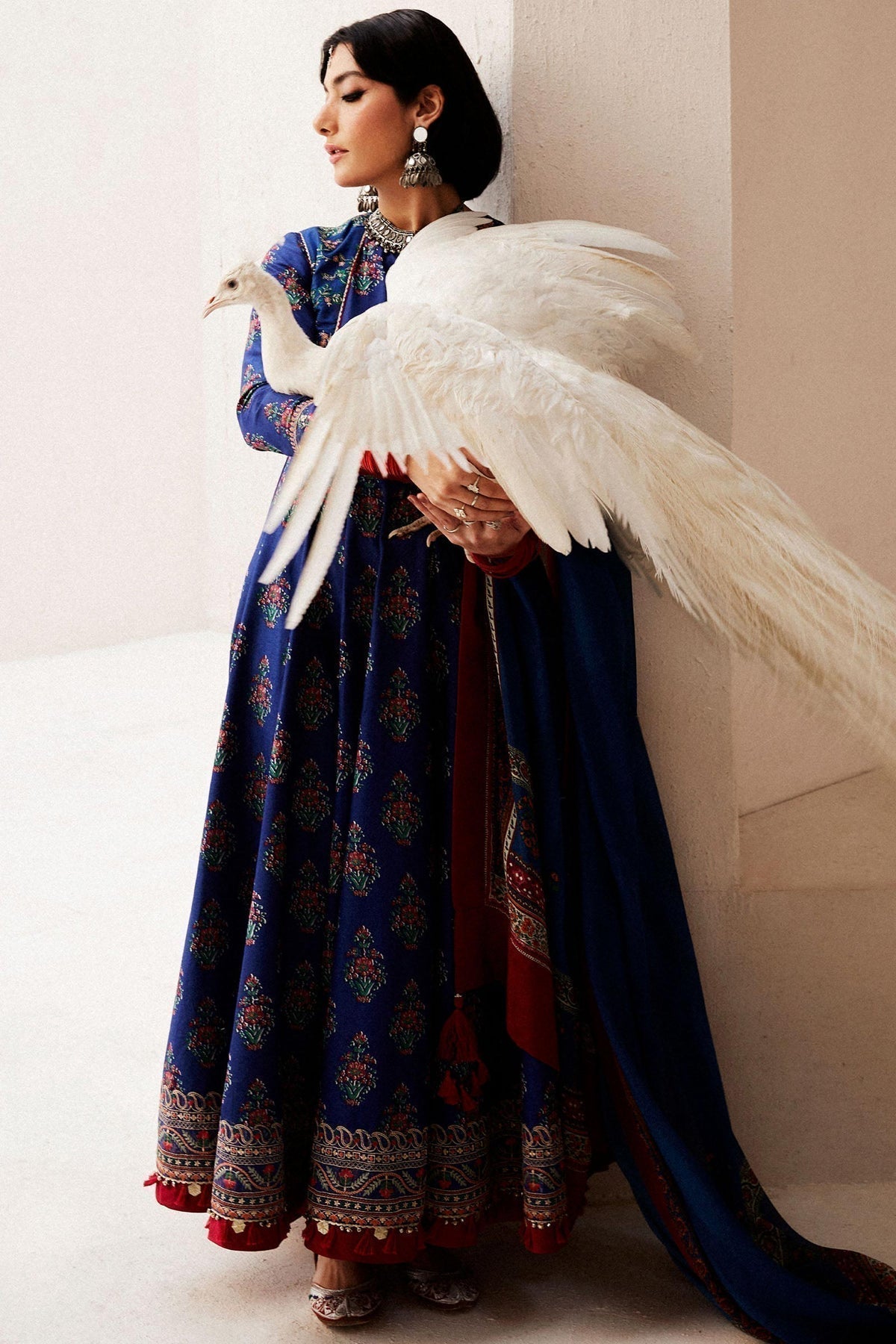 Zara Shahjahan | Luxury Lawn 24 | ANARKALI-11A - House Of Anaya
