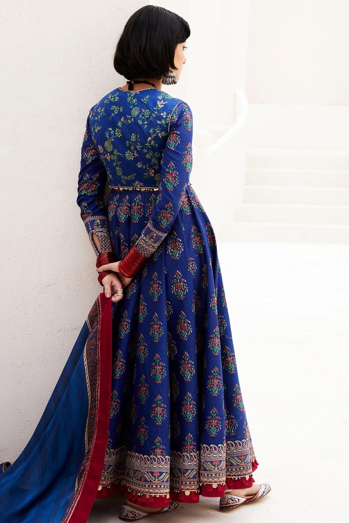 Zara Shahjahan | Luxury Lawn 24 | ANARKALI-11A - House Of Anaya