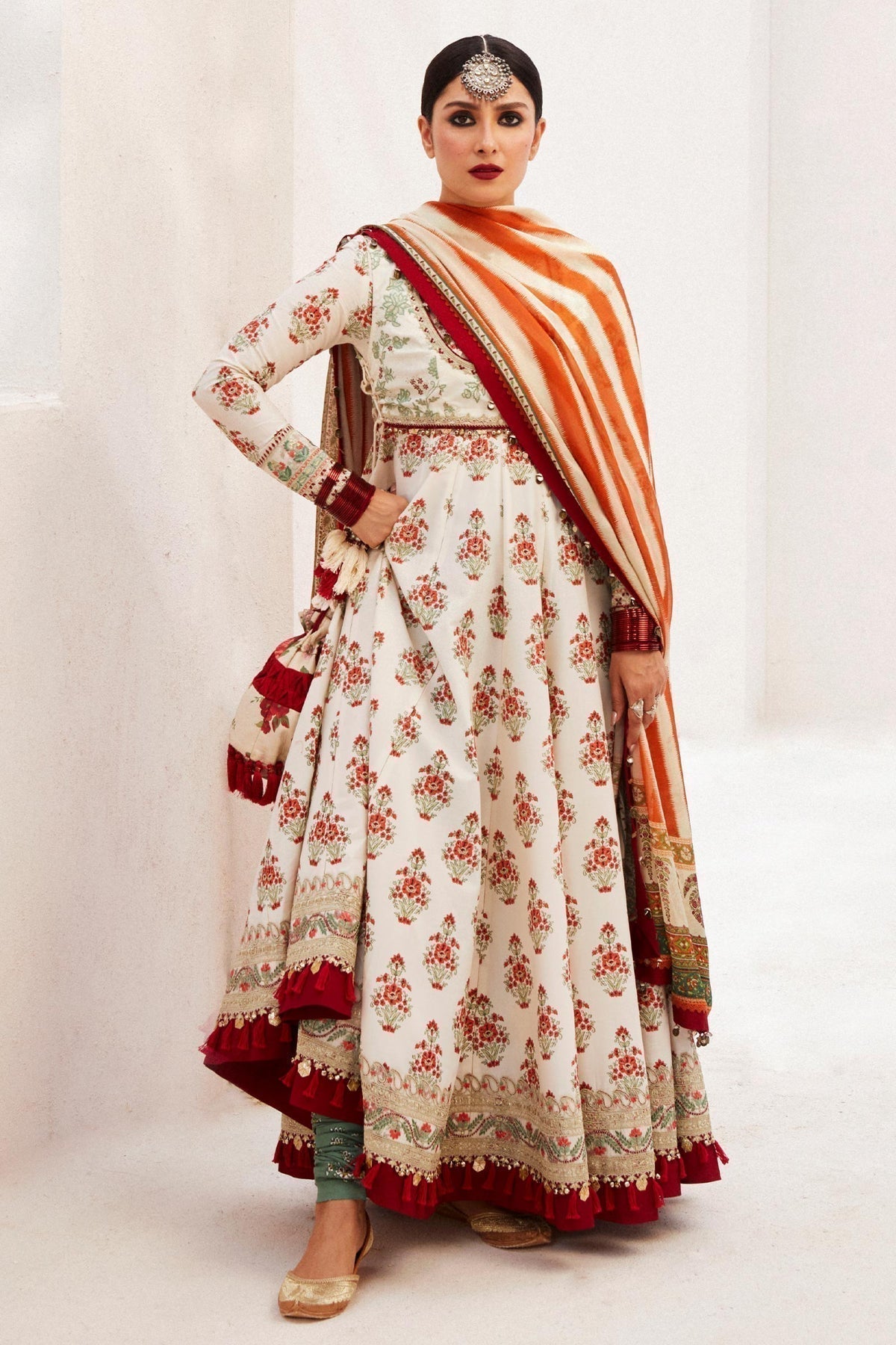 Zara Shahjahan | Luxury Lawn 24 | ANARKALI-11B - House Of Anaya