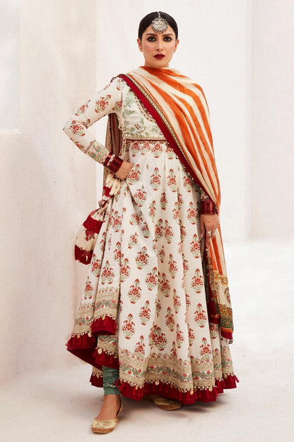 Zara Shahjahan | Luxury Lawn 24 | ANARKALI-11B - House Of Anaya