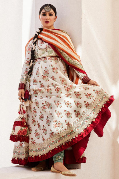 Zara Shahjahan | Luxury Lawn 24 | ANARKALI-11B - House Of Anaya