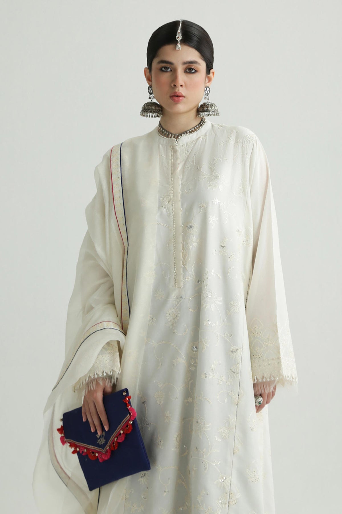 Zara Shahjahan | Luxury Lawn 24 | DEENA-12B - House Of Anaya