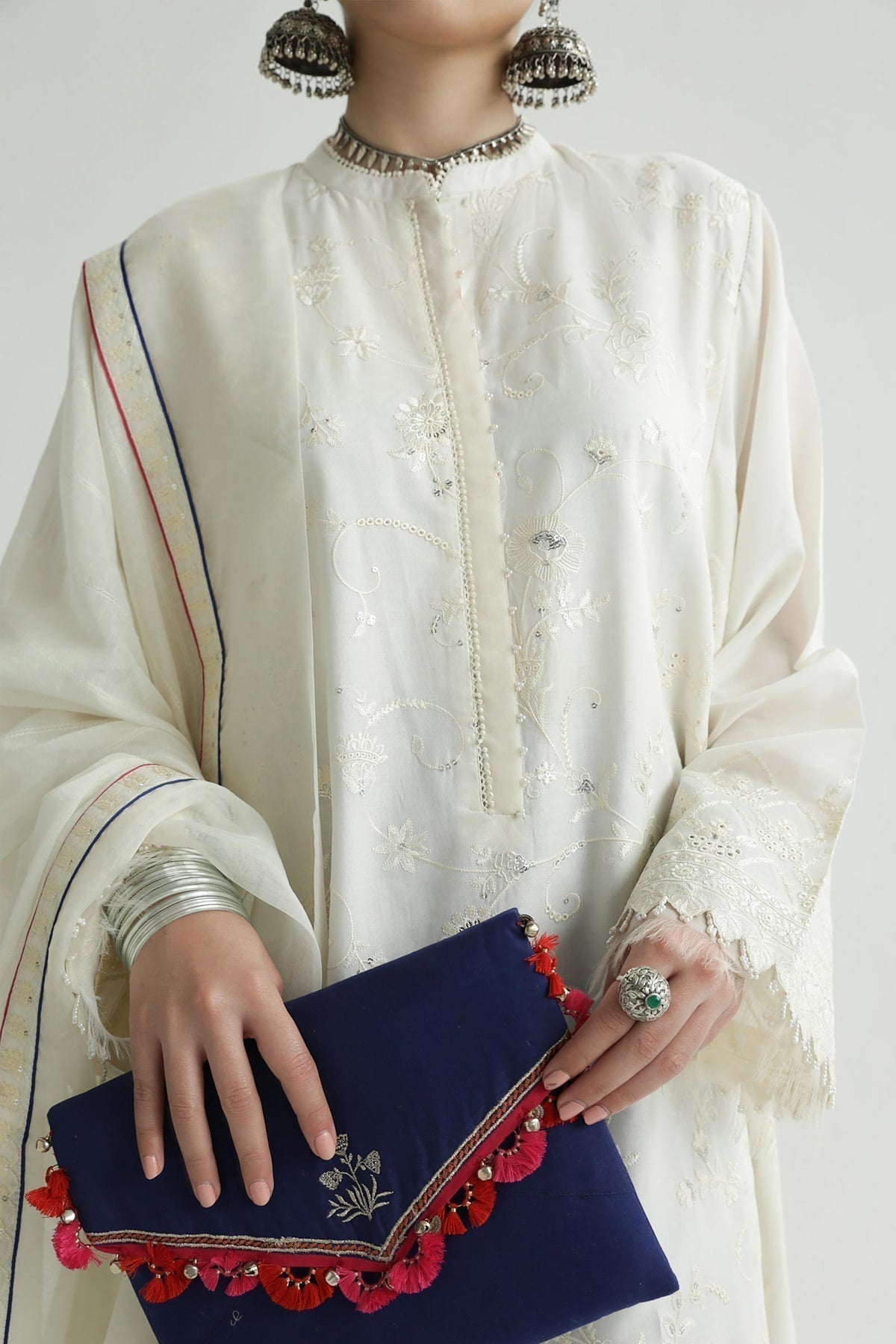Zara Shahjahan | Luxury Lawn 24 | DEENA-12B - House Of Anaya