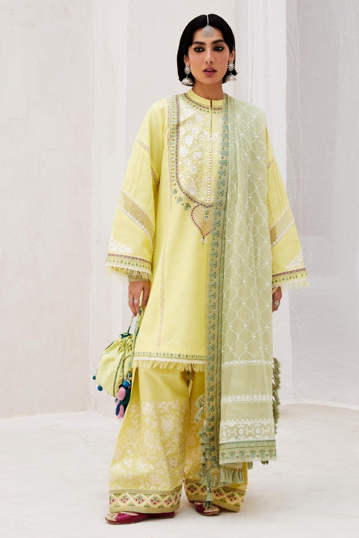 Zara Shahjahan | Luxury Lawn 24 | DILARA-15A - House Of Anaya