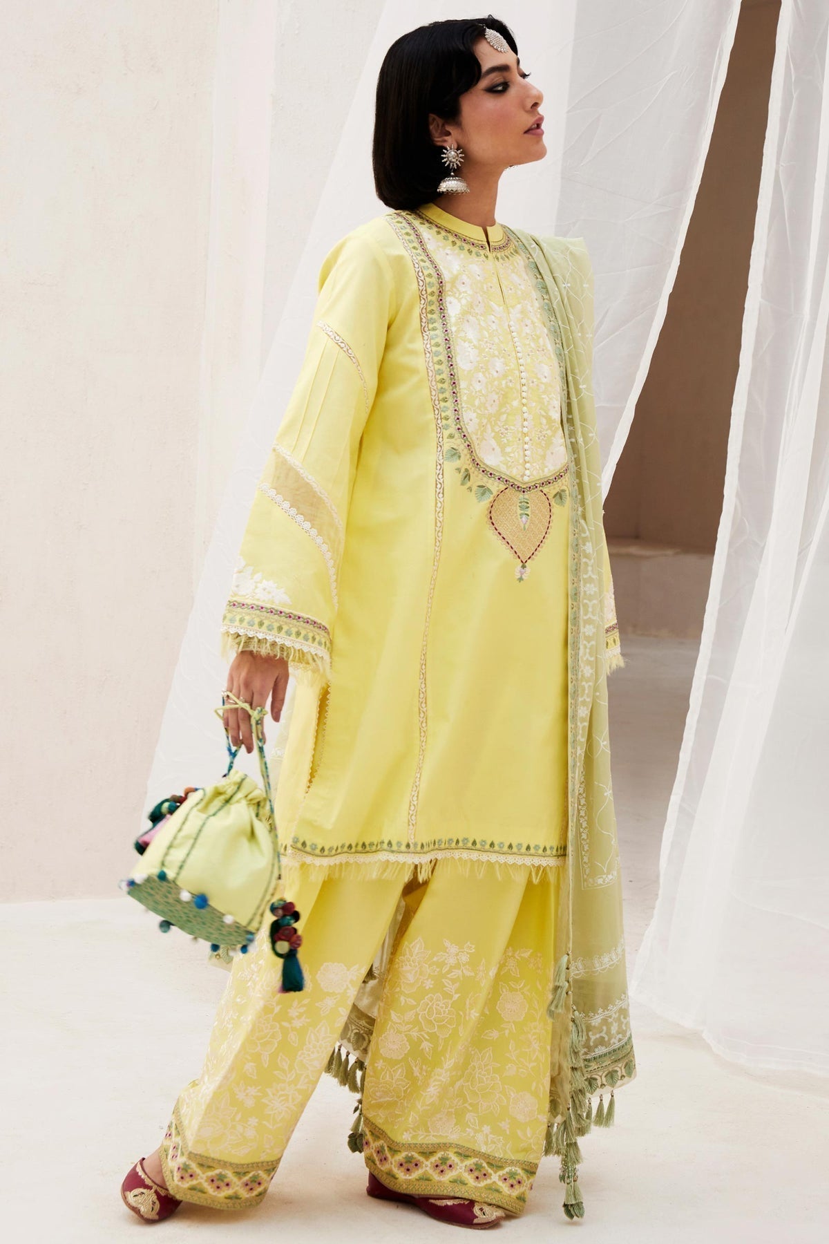 Zara Shahjahan | Luxury Lawn 24 | DILARA-15A - House Of Anaya