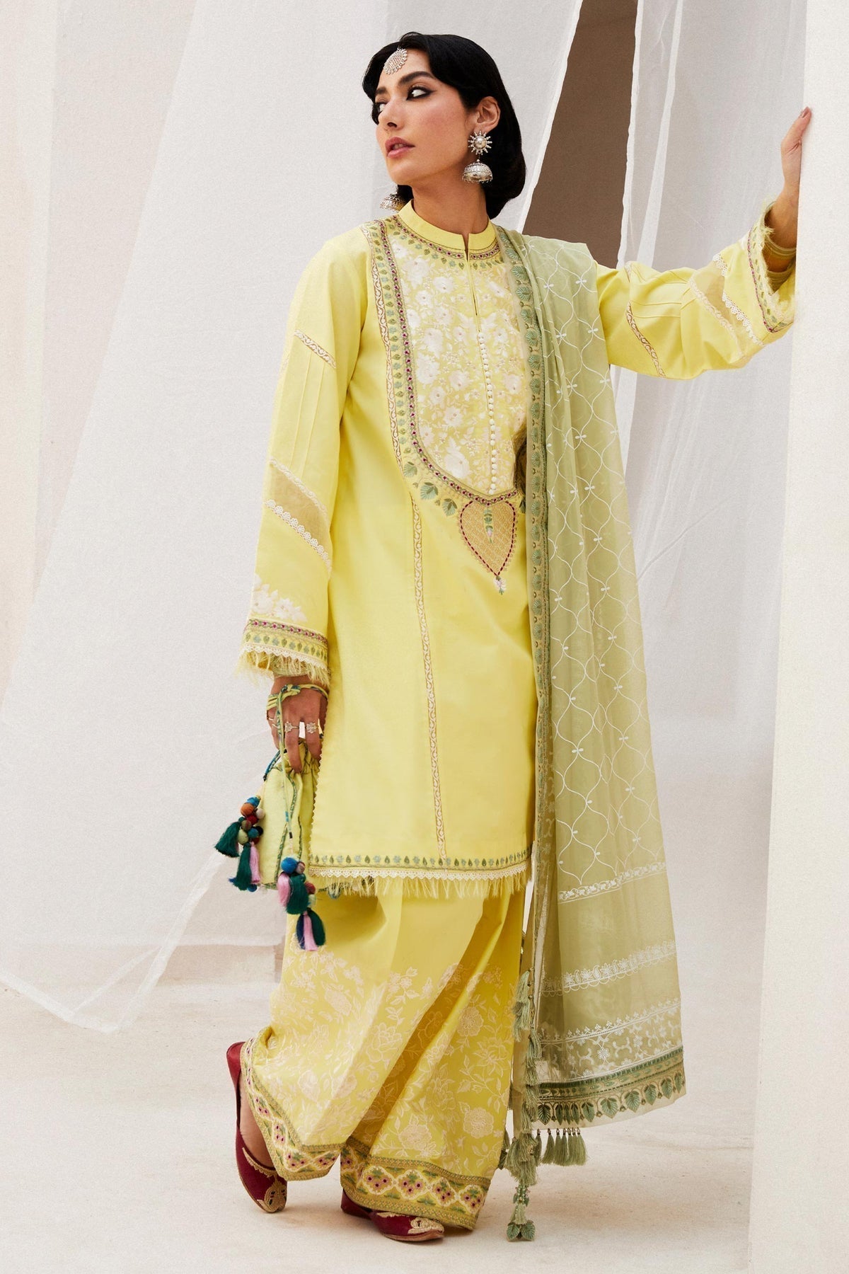 Zara Shahjahan | Luxury Lawn 24 | DILARA-15A - House Of Anaya