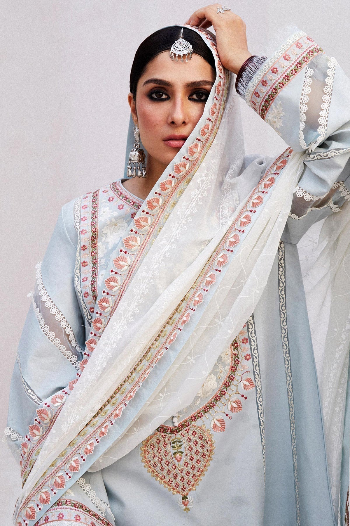 Zara Shahjahan | Luxury Lawn 24 | DILARA-15B - House Of Anaya