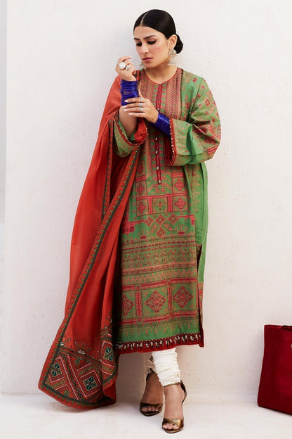 Zara Shahjahan | Luxury Lawn 24 | DIYA-2B - House Of Anaya
