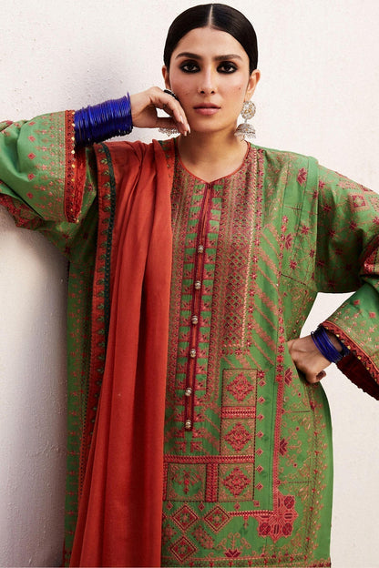 Zara Shahjahan | Luxury Lawn 24 | DIYA-2B - House Of Anaya