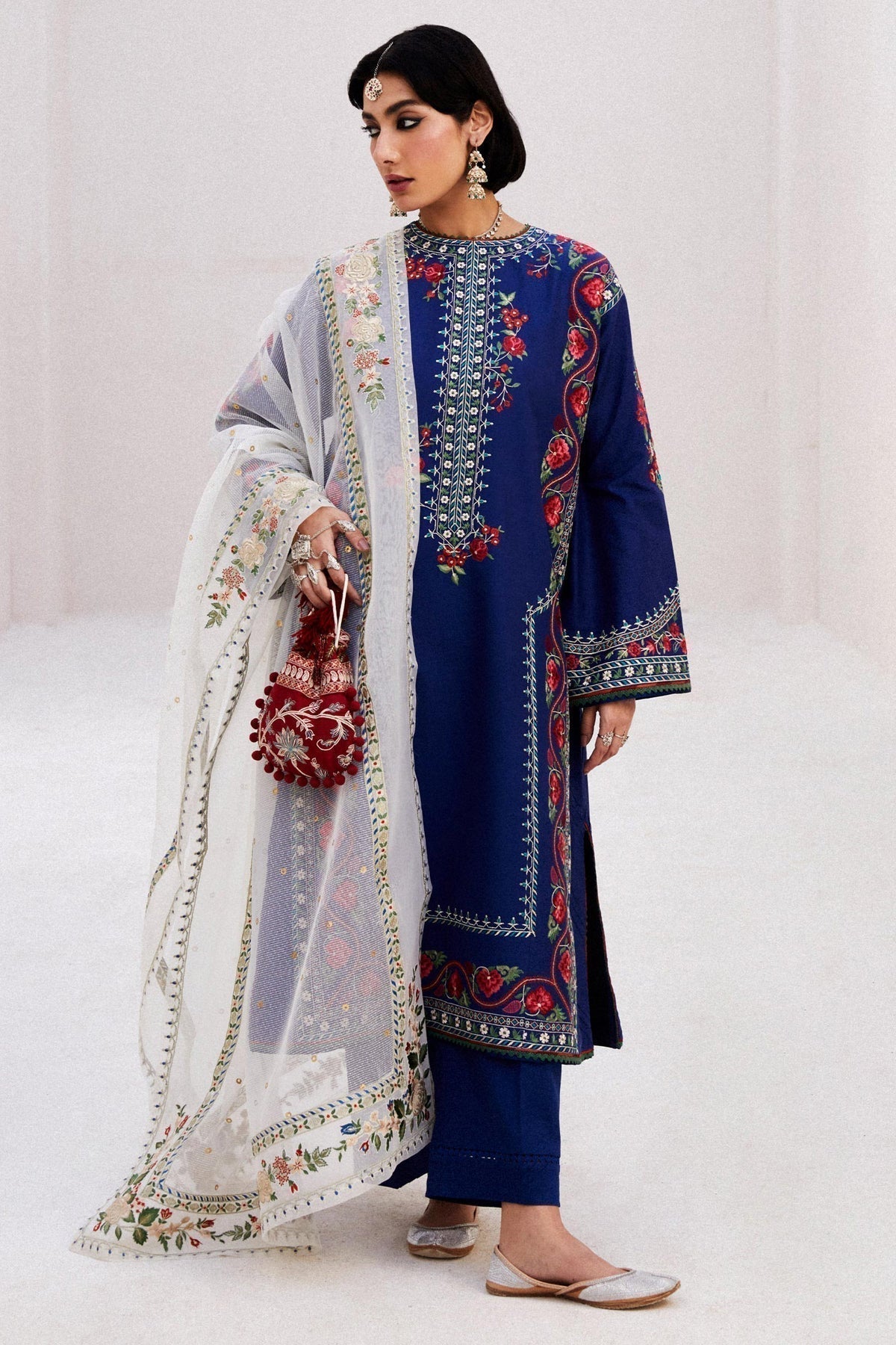 Zara Shahjahan | Luxury Lawn 24 | JIYA-6B - House Of Anaya