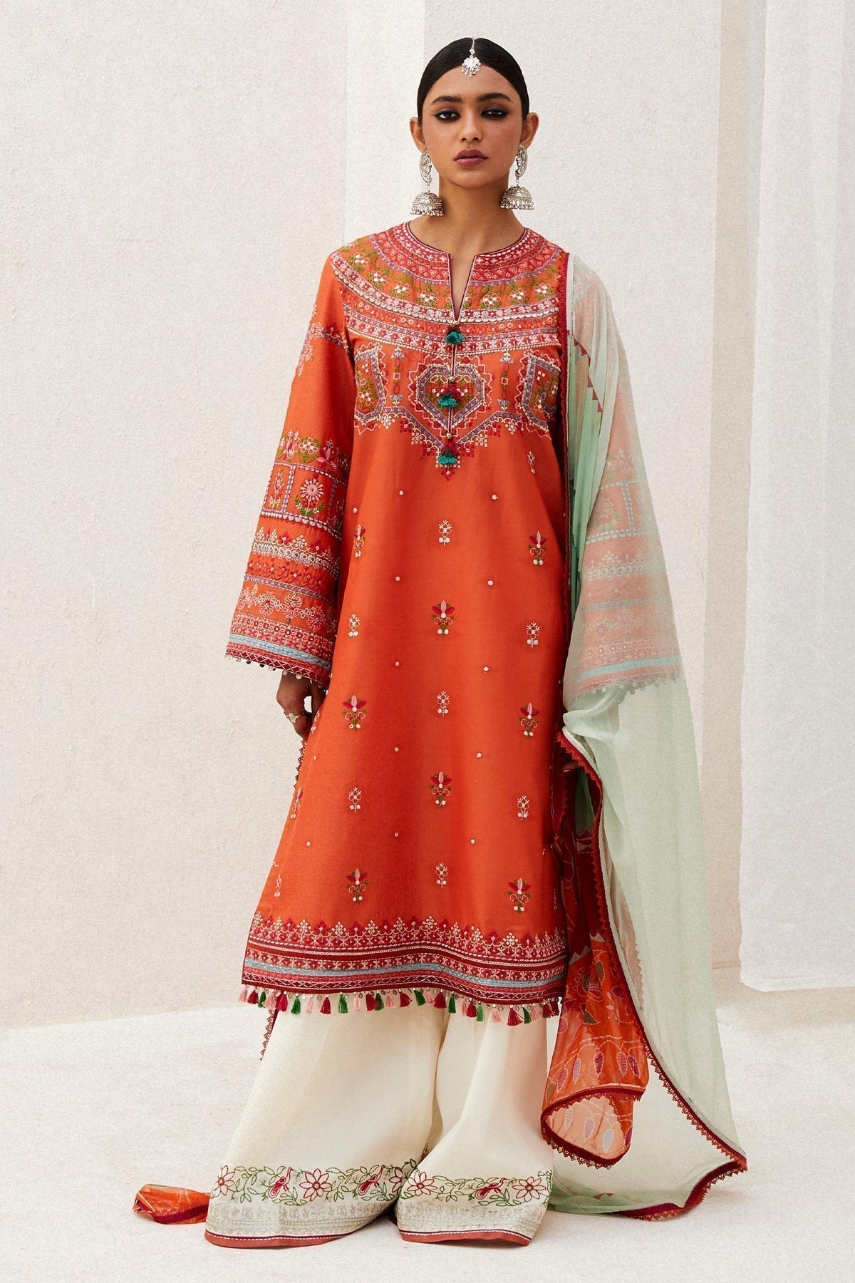 Zara Shahjahan | Luxury Lawn 24 | LAMIA-7A - House Of Anaya