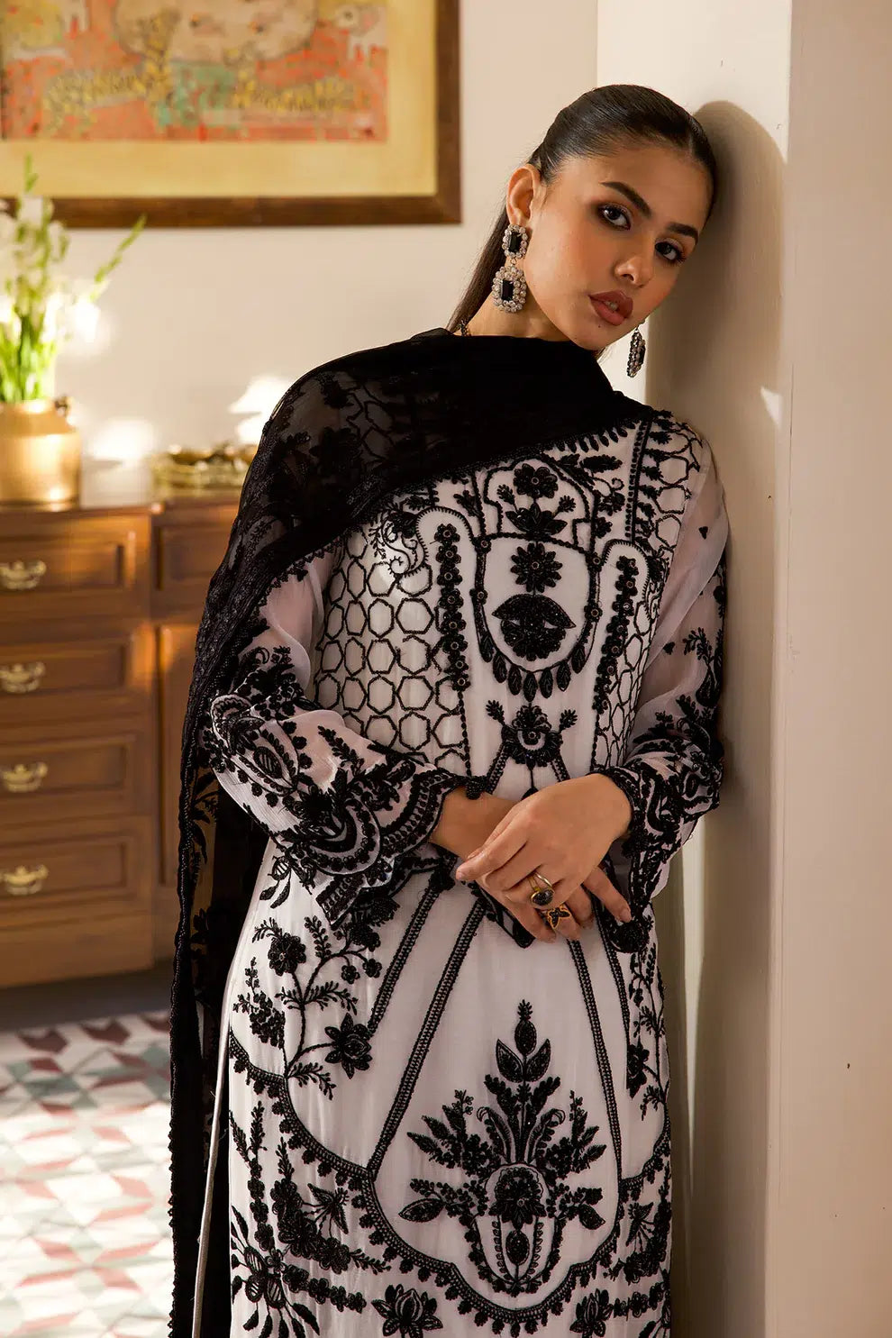 Azure | Embroidered Formals | ZN-06 - House Of Anaya