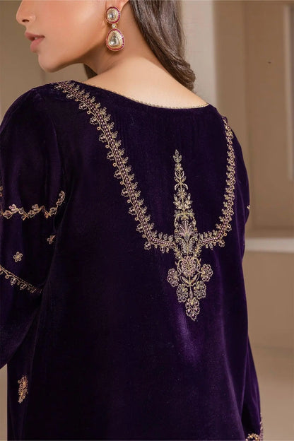 EMBROIDERED VELVET UF-420 - House Of Anaya