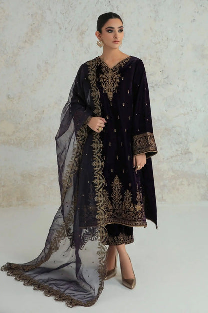 EMBROIDERED VELVET UF-239 - House Of Anaya